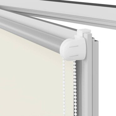 vidaXL Ρολέρ Μπλακάουτ Υπόλευκη 70x210 εκ. Πλάτος υφάσματος 65,7 εκ.