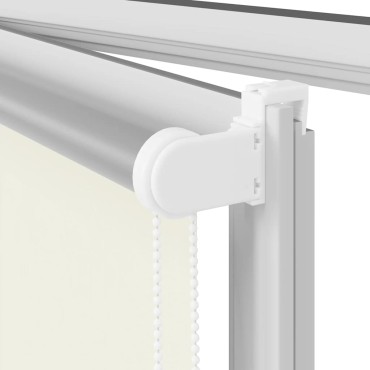vidaXL Ρολέρ Μπλακάουτ Υπόλευκη 165x210 εκ. Πλάτος υφάσματος 161,6 εκ.