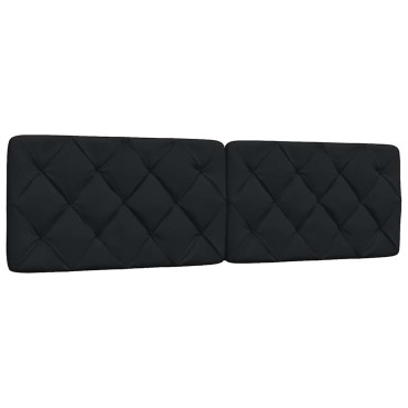 vidaXL Κρεβάτι Μαύρο 180x200 εκ. Υφασμάτινο