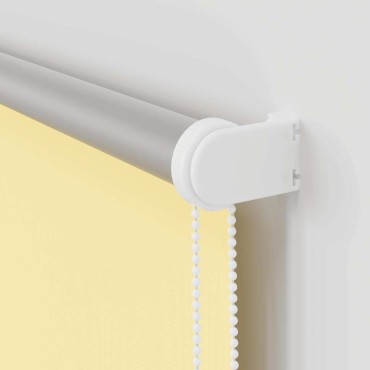 vidaXL Ρολέρ Μπλακάουτ Κίτρινο 155x150 εκ. Πλάτος υφάσματος 151,6εκ.