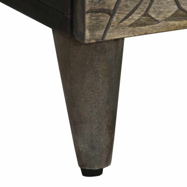 vidaXL Sideboards 2 τεμ. ανοιχτό γκρι 60x33,5x75cm μασίφ ξύλο Mango