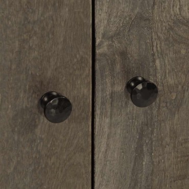 vidaXL 3 τεμ. Sideboards ανοιχτό γκρι μασίφ ξύλο Mango 60x33,5x75cm