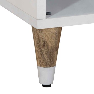 vidaXL Έπιπλο Τηλεόρασης 80x31,5x46cm από Μασίφ Ξύλο Μάνγκο 1 τεμ.