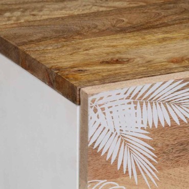 vidaXL Sideboards 2 τεμ. 60x33,5x75cm μασίφ ξύλο Mango