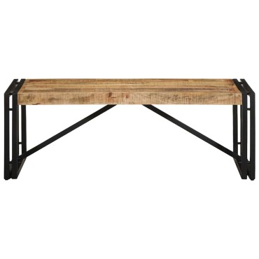 vidaXL Τραπεζάκι Σαλονιού 100x50x35cm από Μασίφ Ξύλο Μάνγκο 1 τεμ.