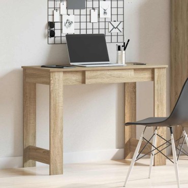 vidaXL Γραφείο Sonoma Δρυς 100x45x75cm από Επεξεργασμένο Ξύλο 1 τεμ.