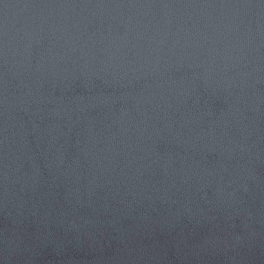 vidaXL Κρεβάτι Boxspring με Στρώμα Σκούρο Γκρι 80x220 εκ. Βελούδινο