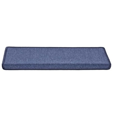 vidaXL Πατάκια Σκάλας 30 τεμ. Μπλε 65 x 25 εκ.