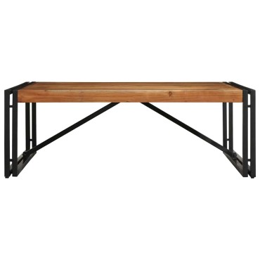 vidaXL Τραπεζάκι σαλονιού 100x100x35cm μασίφ ξύλο ακακίας 1 τεμ.