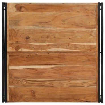 vidaXL Τραπεζάκι σαλονιού 100x100x35cm μασίφ ξύλο ακακίας 1 τεμ.