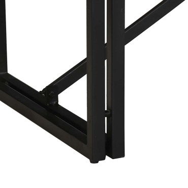 vidaXL Τραπεζάκι σαλονιού 80x40x35cm Στερεό ακατέργαστο ξύλο Mango 1 τεμ.