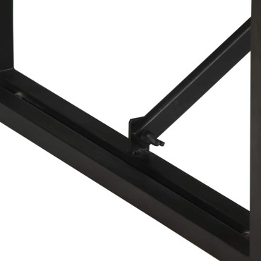 vidaXL Τραπεζάκι σαλονιού 80x40x35cm Στερεό ακατέργαστο ξύλο Mango 1 τεμ.