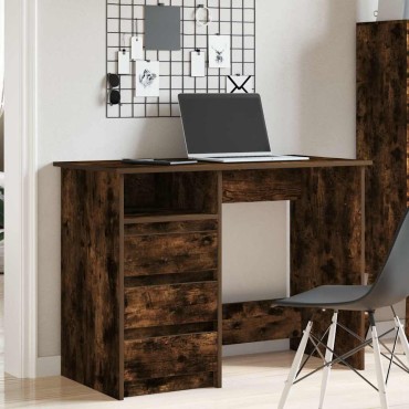 vidaXL Γραφείο Καπνιστή Δρυς 102x50x75cm από Επεξεργασμένο Ξύλο 1 τεμ.