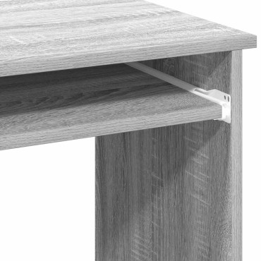 vidaXL Γραφείο με Ράφια Γκρι Sonoma 84x40x78cm Επεξεργασμένο Ξύλο 1 τεμ.
