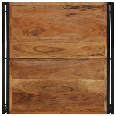 vidaXL Τραπεζάκι σαλονιού 80x80x35cm μασίφ ξύλο ακακίας 1 τεμ.