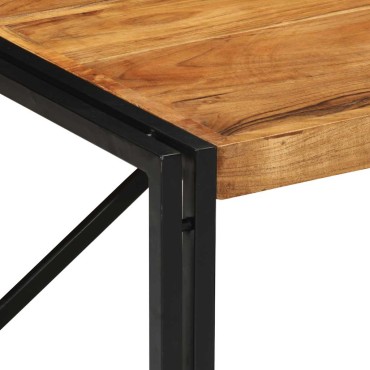 vidaXL Τραπεζάκι σαλονιού 80x80x35cm μασίφ ξύλο ακακίας 1 τεμ.