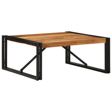 vidaXL Τραπεζάκι σαλονιού 80x80x35cm μασίφ ξύλο ακακίας 1 τεμ.