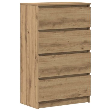 vidaXL Μπουφές Τεχνίτης Δρυς 60x35x98,5cm Ξύλο μηχανής 1 τεμ.