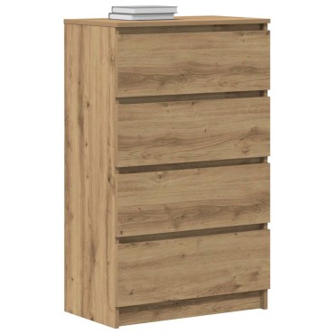 vidaXL Μπουφές Τεχνίτης Δρυς 60x35x98,5cm Ξύλο μηχανής 1 τεμ.