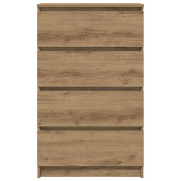 vidaXL Μπουφές Τεχνίτης Δρυς 60x35x98,5cm Ξύλο μηχανής 1 τεμ.
