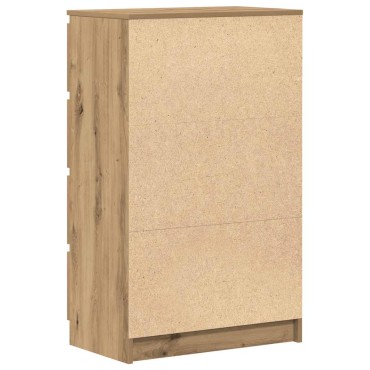 vidaXL Μπουφές Τεχνίτης Δρυς 60x35x98,5cm Ξύλο μηχανής 1 τεμ.