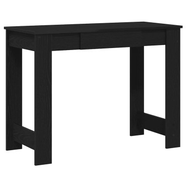 vidaXL Γραφείο Μαύρο 100x45x75cm από Επεξεργασμένο Ξύλο 1 τεμ.
