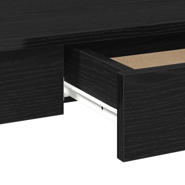 vidaXL Γραφείο Μαύρο 100x45x75cm από Επεξεργασμένο Ξύλο 1 τεμ.
