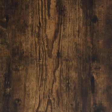 vidaXL Γραφείο με Ράφια Καπνιστή Δρυς 84x40x78cm Επεξεργασμένο Ξύλο 1 τεμ.