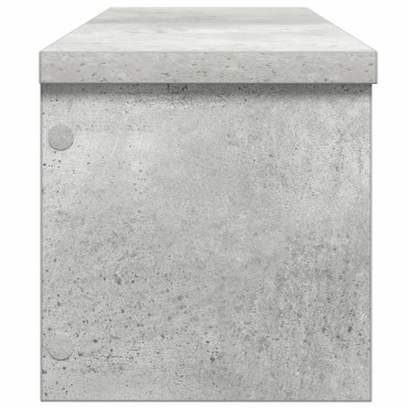 vidaXL Ράφι κουζίνας στοιβαζόμενο Γκρι μπετόν60x15x16 εκ.