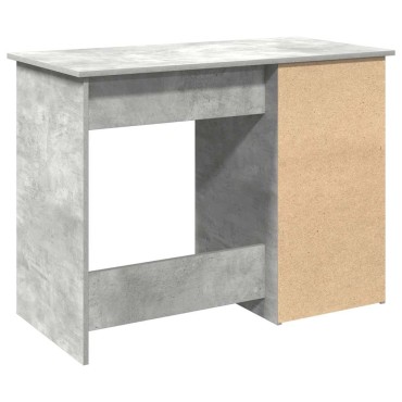 vidaXL Γραφείο Γκρι Σκυροδέματος 102x50x75cm Επεξεργασμένο Ξύλο 1 τεμ.