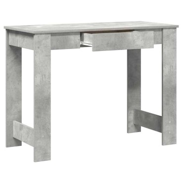 vidaXL Γραφείο Γκρι του Σκυροδέματος 100x45x75cm από Μοριοσανίδα 1 τεμ.