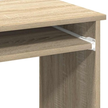 vidaXL Γραφείο με Ράφια Sonoma Δρυς 110x45x157cm από Μοριοσανίδα 1 τεμ.