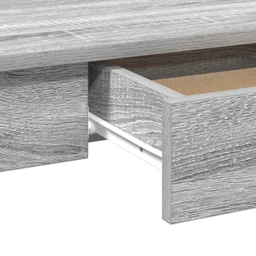 vidaXL Γραφείο Γκρι Sonoma 100x45x75cm από Επεξεργασμένο Ξύλο 1 τεμ.