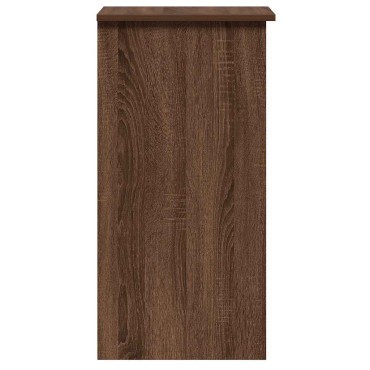vidaXL Γραφείο με Ράφια Καφέ Δρυς 184x40x78cm Επεξεργασμένο Ξύλο 1 τεμ.