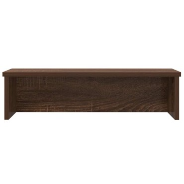 vidaXL Ράφι κουζίνας στοιβαζόμενο καφέ δρυς 50x15x16 εκ.