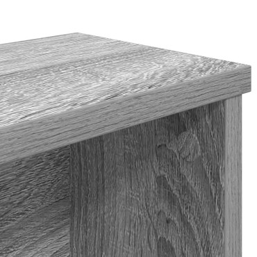 vidaXL Ράφι κουζίνας στοιβαζόμενο Γκρι Sonoma 50x15x16 εκ.