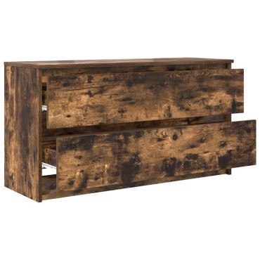 vidaXL Έπιπλο Τηλεόρασης Καπνιστή Δρυς 100x35x54cm Επεξεργ. Ξύλο