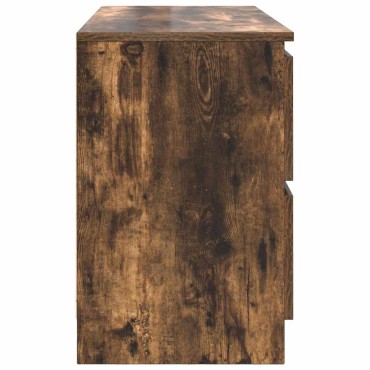 vidaXL Έπιπλο Τηλεόρασης Καπνιστή Δρυς 100x35x54cm Επεξεργ. Ξύλο
