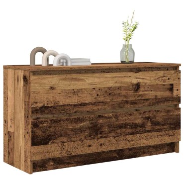 vidaXL Έπιπλο Τηλεόρασης Όψη Παλαιού Ξύλου 100x35x54cm Επεξ. Ξύλο