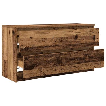 vidaXL Έπιπλο Τηλεόρασης Όψη Παλαιού Ξύλου 100x35x54cm Επεξ. Ξύλο