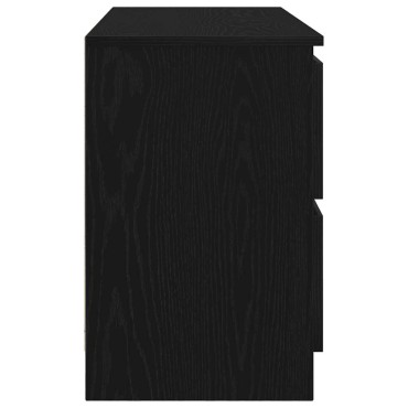 vidaXL Έπιπλο Τηλεόρασης Μαύρο 100x35x54cm Επεξ. Επεξεργασμένο Ξύλο
