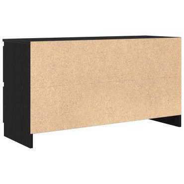 vidaXL Έπιπλο Τηλεόρασης Μαύρο 100x35x54cm Επεξ. Επεξεργασμένο Ξύλο