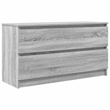 vidaXL Έπιπλο Τηλεόρασης Γκρι Sonoma 100x35x54cm από Επεξεργ. Ξύλο