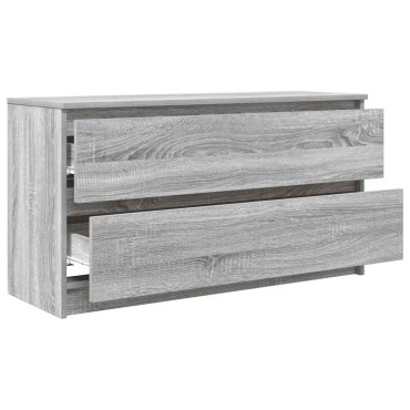 vidaXL Έπιπλο Τηλεόρασης Γκρι Sonoma 100x35x54cm από Επεξεργ. Ξύλο