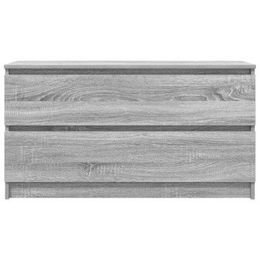 vidaXL Έπιπλο Τηλεόρασης Γκρι Sonoma 100x35x54cm από Επεξεργ. Ξύλο