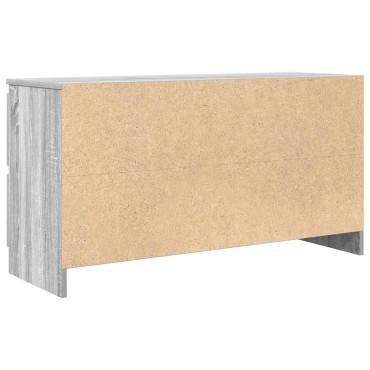 vidaXL Έπιπλο Τηλεόρασης Γκρι Sonoma 100x35x54cm από Επεξεργ. Ξύλο