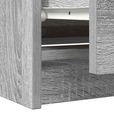 vidaXL Έπιπλο Τηλεόρασης Γκρι Sonoma 100x35x54cm από Επεξεργ. Ξύλο