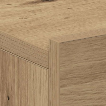 vidaXL Κομοδίνα Κρεμαστά Καφέ Δρυς 40x31x27cm Επεξεργ. Ξύλο 1 τεμ.
