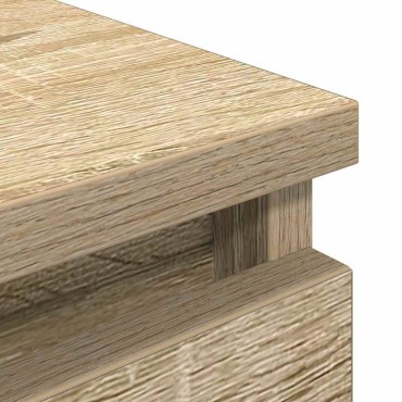 vidaXL Έπιπλο Τηλεόρασης Sonoma Δρυς 100x35x54cm Επεξ. Ξύλο