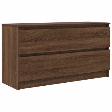 vidaXL Έπιπλο Τηλεόρασης Καφέ Δρυς 100x35x54cm Επεξ. Ξύλο